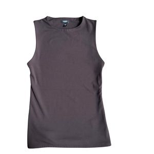 Express Body Contour High Neck Tank Size XS Dark Brown
